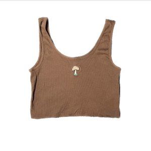 Indie Mushroom Crop Top